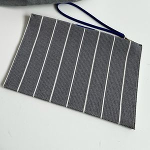 Rothy’s Maritime Cloud stripe wristlet